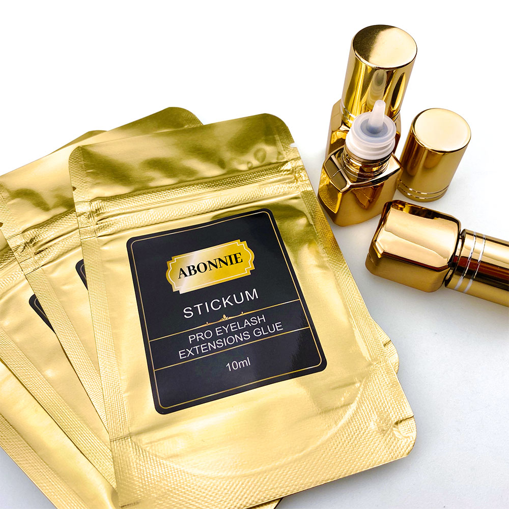 Abonnie оптовая продажа клей для наращивания ресниц 0,5 сек 1 сек сухой маслостойкий латекс бесплатно клей пользовательский клей для наращивания ресниц