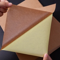 Manufacture A4 blanc autocollant autocollant mat brillant étiquette papier 50 feuilles un sac