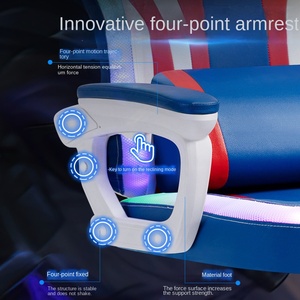 Silla ergonómica para juegos e-sports para oficina en casa, cómoda silla Boss ejecutiva, característica americana, diseño moderno para el hogar - Product Image 3