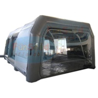 Cabine de peinture gonflable en PVC, portable, pour extérieur, avec structure hermétique, imperméable, pour peinture automobile, taille personnalisée