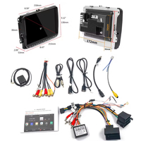 Reproductor MP5 de 9 Pulgadas con Sistema Android, Navegación GPS, Host CarPlay Adecuado para Navegador Volkswagen de Pantalla Grande
