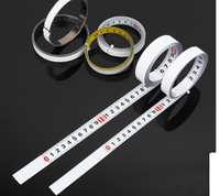 Ruban à mesurer auto-adhésif pour piste de scie à onglet 1/2/3/5M 10M/15M 20M 30M longueur règle en acier métrique 1m ruban de support