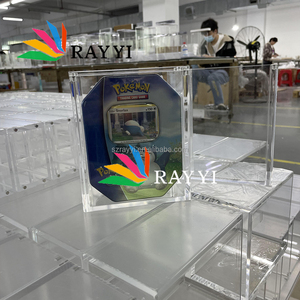 Boîte de présentation en acrylique transparent de qualité RAY YI pour 8 mini-boîtes de collection Pokémon - Product Image 6