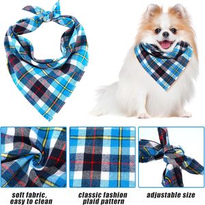 Bandana triangulaire pour chien en polyester respirant et doux avec logo personnalisé, idéal pour les cadeaux - Product Image 5