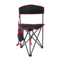 Mobilier d'extérieur personnalisé en usine Chaise de plage triangulaire légère portable pliante en métal avec cadre en acier