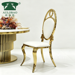 Party Rentals Golden Stainless Steel Modern Design <b>Stackable</b> Bridal <b>Chair</b> for Wedding Hotel <b>Dining</b> & Living Room Events - Product Image 2
