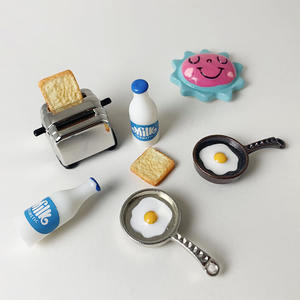 Custom מזון 3D ארוחת בוקר מקרר מגנט מזכרות מקרר מגנט לקנות באינטרנט - Product Image 6