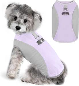 Gilet rafraîchissant pour chien en soie glacée de luxe, coupe 3D, anneau en D, résistant aux UV, respirant, protection solaire, pour petits chiots, bouledogues français, teckels, femelles - Product Image 1
