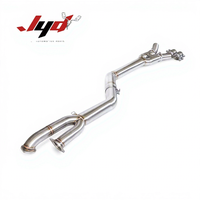 Tuyau intermédiaire d'échappement haute performance en acier inoxydable SS304 avec résonateur pour BMW M2 G87 S55 3.0T 2021-2023, vente en gros