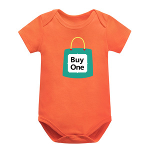 Fabricant en gros bébé barboteuse solide à manches courtes body décontracté 100% coton Triangle Onesie été ramper costume pour bébé - Product Image 2