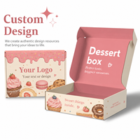 Boîte d'emballage en carton personnalisée de luxe pour macarons, boîtes à biscuits personnalisées