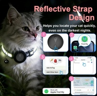 Collar con Rastreador GPS para Gatos, Mini Rastreador GPS para Perros, Sin Cuota Mensual, Localizador Inteligente de Actividad para Mascotas, Funciona con Apple iOS Find My