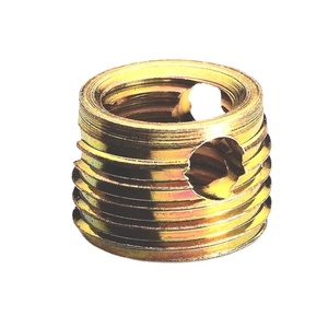 Inserts filetés auto-taraudeurs à trois pores, filetage entièrement fileté, filetage en pouces, acier au carbone zingué pour applications médicales, 38 mm - Product Image 1