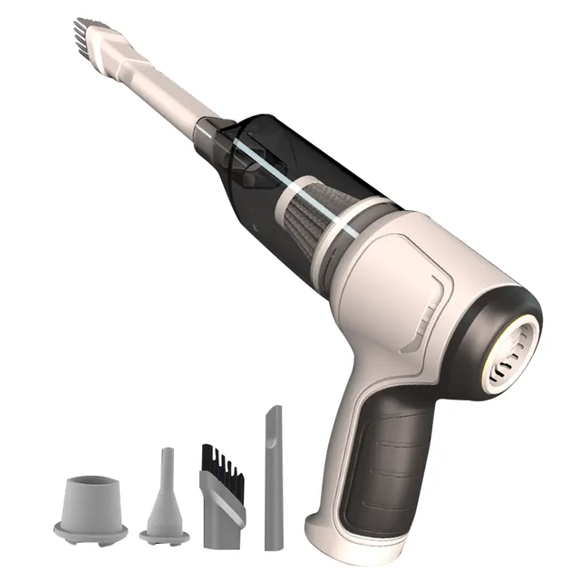 2026 Wholesale 3-in-1 Electric Air Duster Portable Cordless Handheld Mini Domestic Car Vacuum Cleaner