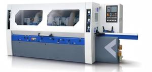 Ligne d'emballage entièrement automatique à colle thermofusible PUR pour film PVC/papier/placage/fibre/tissu/métal, pour cadres de portes en <span class=keywords><strong>bois</strong></span>/MDF - Product Image 3