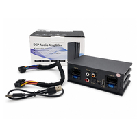 Amplificador de Audio para Auto Profesional DSP de 32 Bits, 4x50W RMS, 98dB SNR, Bluetooth, Entrada Óptica Coaxial USB, Reproductor de Audio sin Pérdidas APE FLAC WAV