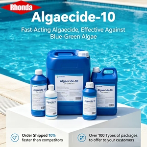 RHONDA Algaecide Liquide à Action Rapide - 10 : Prévient et Élimine les Algues Bleues et Vertes pour la Purification <span class=keywords><strong>de</strong></span> l'Eau des Piscines - Product Image 1