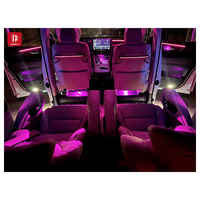 Accessoires d'intérieur de garniture de mise à niveau de lumière LED 128 couleurs Kit d'éclairage ambiant pour Alphard/VELLFIRE 40 RHD/LHD Series 2024