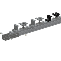 Rail de montage solaire en aluminium ARTSIGN et kit de fixation complet, accessoires de rail de toit PV pour l'installation solaire sur toits en tuiles et en métal