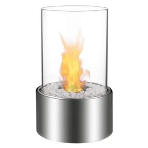 Настольная мини-чаша для камина, бездымный портативный Настольный камин с био-этанолом