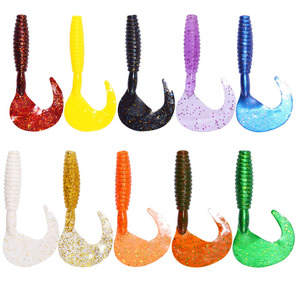 Esca Morbida Afishlure 11g 105mm 3pz, Esca Artificiale per <span class=keywords><strong>Bass</strong></span>, Esca in Plastica per Pesca in Acqua Salata, Esca Nuotante, Esca Grub - Product Image 1