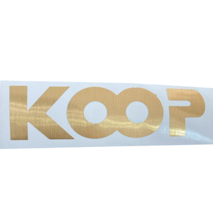 Codice QR personalizzato spazzolato oro adesivi di alta qualità stampa UV etichette con 5 anni di protezione esterna - Product Image 5