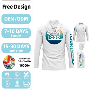 Sudadera de Pesca con Protección Solar UPF 50+ para Hombre, con Máscara, de Seda Helada, Refrescante y Transpirable, Manga Larga, para Protección Solar - Product Image 1