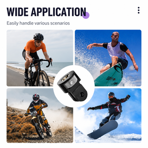 Adaptador de Trípode de Cámara de Aleación de Aluminio Ligero 1/4-20 Compatible con la Serie Hero Insta360 ONE X2/X3/X4/X5 para <span class=keywords><strong>OSMO</strong></span> - Product Image 4