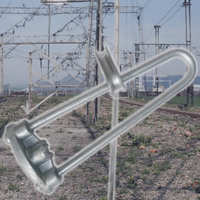 Accessoires électriques certifiés par le réseau électrique, marque JINGCI, assemblage de support de tension réglable robuste, acier galvanisé à chaud, embout en acier