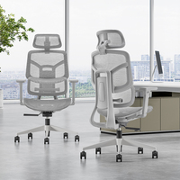 Chaises de bureau ergonomiques modernes Glodstar entièrement en maille, pivotantes, pour bureau et mobilier de bureau