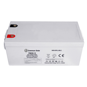 แบตเตอรี่พลังงานแสงอาทิตย์12V 250ah เก็บ Deep Cycle <span class=keywords><strong>AGM</strong></span> แบตเตอรี่250 AH - Product Image 3