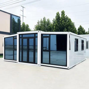 Prefab บ้าน20FT 40ft ขยายได้, บ้านตู้คอนเทนเนอร์แบบพกพาบ้านหลังเล็กสำเร็จรูปทันสมัย - Product Image 5