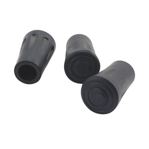 Embouts de protection pour bâtons de randonnée, en plastique noir, embouts ronds pour bâtons de trekking, accessoires de marche - Product Image 4