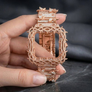 Premium Designer Mechanical <b>Watch</b> Custom VVS Moissanite 18K gold <b>watch</b> Hip Hop Iced Out Thorns <b>Watch</b> <b>Case</b> Design - Product Image 1