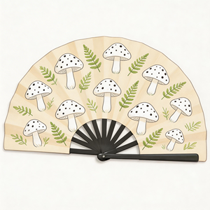 Abanicos de papel grandes personalizados, plegables, de bambú, para bodas, estilo chino, económicos - Product Image 1