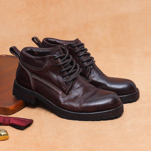 Chaussures plates décontractées et habillées pour hommes en cuir véritable respirant, légères, antidérapantes, pour l'extérieur - Product Image 2