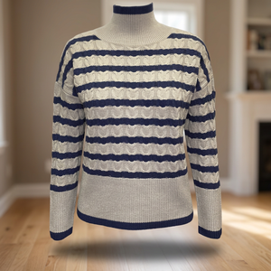 Última Colección Otoño-Invierno 23, Camiseta Casual de Mujer Personalizada, de Viscosa, Nailon, Lana Merino, Algodón y Alpaca, Gruesa, de Secado Rápido, Corte Ajustado y Manga Larga - Product Image 3