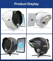 Dermatoscope 3D 8 spectres Analyse de la peau Miroir intelligent Lampe à bois Scanner facial Analyseur de peau UV Machine Miroir Analyseur de peau