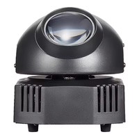 Mini projecteur de scène DJ disco RVBW à LED, projecteur de lumière stroboscopique à tête mobile, laser rotatif + faisceau DMX512 IP33 activé par le son, 2000 lumens