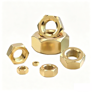 Écrou de blocage hexagonal en laiton entièrement fileté <span class=keywords><strong>à</strong></span> <span class=keywords><strong>gauche</strong></span>, norme nationale, vente en gros - Product Image 4