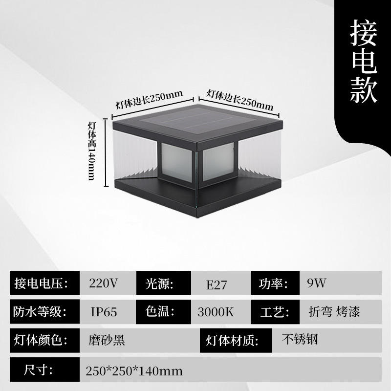 ไฟฟ้า 9 วัตต์ 25*25*14 ซม.