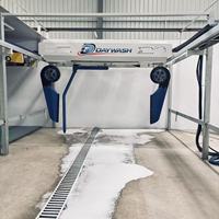 Machine de lavage de voitures professionnelle sans contact avec sécheurs d'air intégrés