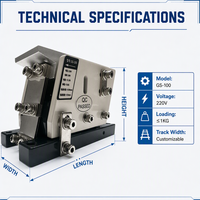 ZH140 Linearer Vibrationsförderer mit Motorkern 1 Jahr Garantie 1 kW Leistung 220V für 500mm Gleislänge