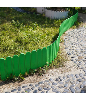 Decorative Heat Treated White <b>Plastic</b> Garden Fence Panels Durable Garden Border <b>Edging</b> Waterproof Rot Proof Easy Interlocking - Product Image 4