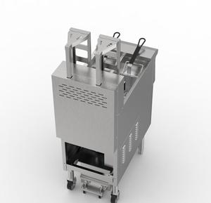 2 xe tăng 2 giỏ tự động nâng <span class=keywords><strong>KFC</strong></span> máy điện mở nồi chiên - Product Image 3