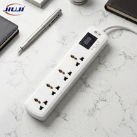 JIUJI JJSVA-FC4 Multiprise 4 prises USB avec protection contre les surtensions et réglage de la tension/courant pour réfrigérateur