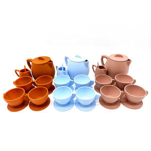 Vendita calda in Silicone per bambini Set di tazze da tè, Silicone set da tè giocattolo - Product Image 4