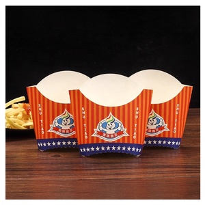 Boîte en papier jetable personnalisée pour frites et poulet frit à emporter – Emballage de restauration rapide en gros - Product Image 1