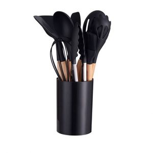 Wholesale 12pcs Silicone <b>Kitchen</b> Utensils Set Cooking <b>Accessories</b> and Tools - Product Image 1