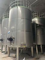 Cuve de fermentation de yaourt en acier inoxydable 304/316L 10000L-50000L avec chauffage/refroidissement et mélangeur pour ligne de production laitière de lait